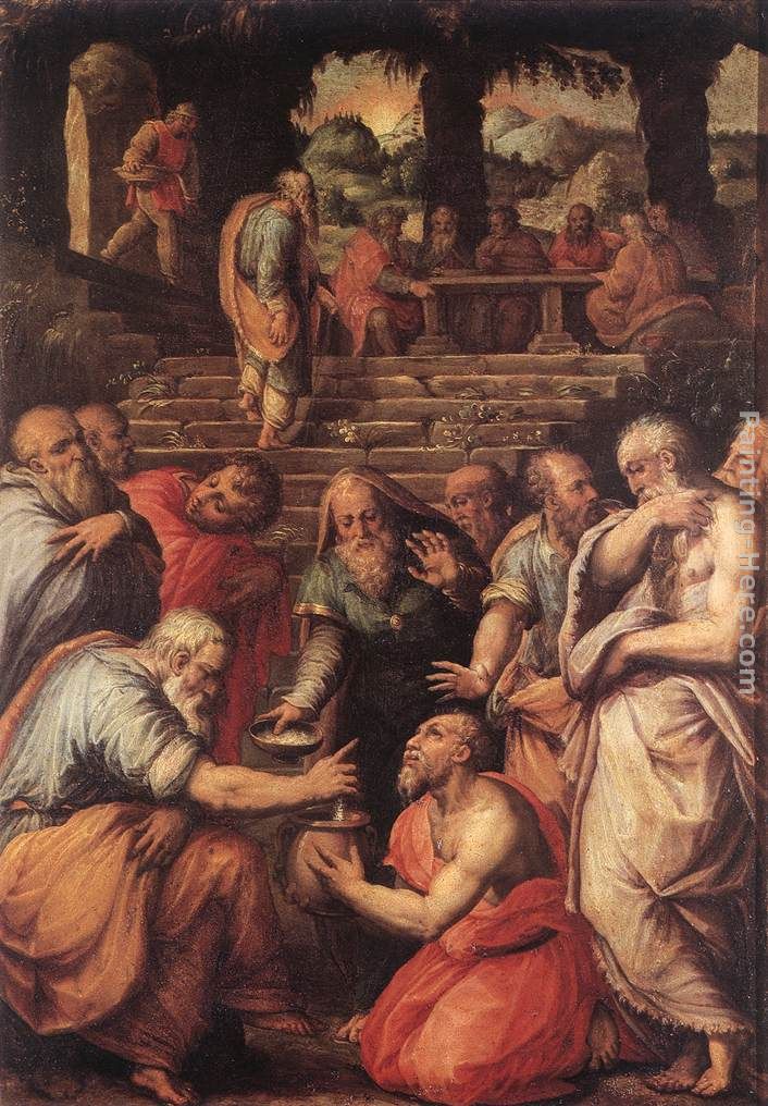 The Prophet Elisha painting - Giorgio Vasari The Prophet Elisha art painting
